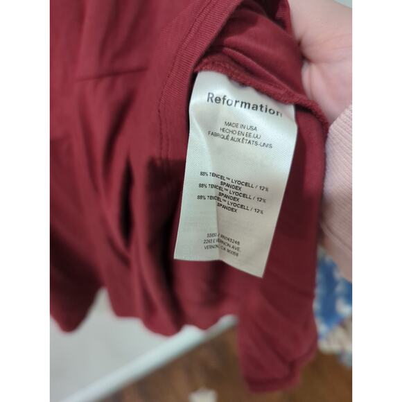 Reformation Coen Knit Long Sleeve Mini Dress NWT - Picture 5 of 6